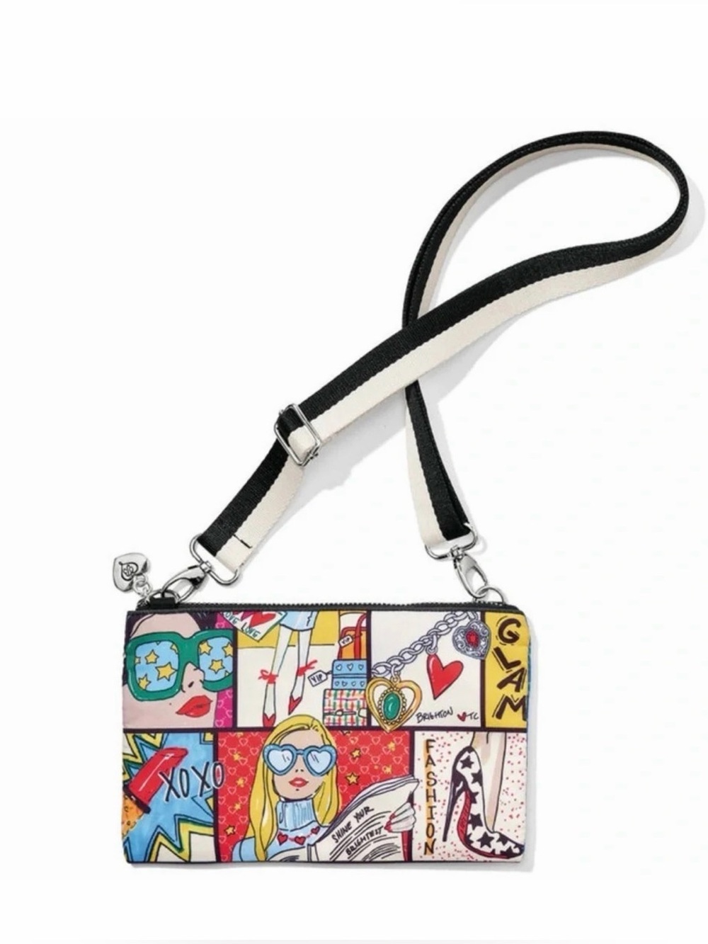 BRIGHTON x TOM CLANCY Glam Girl‎ Crossbody Pouch